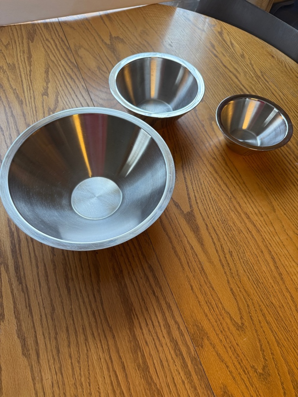 Vollrath Stainless Steel Bowl Set.